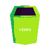 Lixeira Vidro